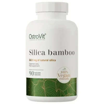 OstroVit Bamboo Silica Supplement for Skin, Hair, Nails & Bones Health - 90 Capsules