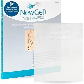 newmedica NEWGEL+ Clear Silicone Sheets - 1 Pack
