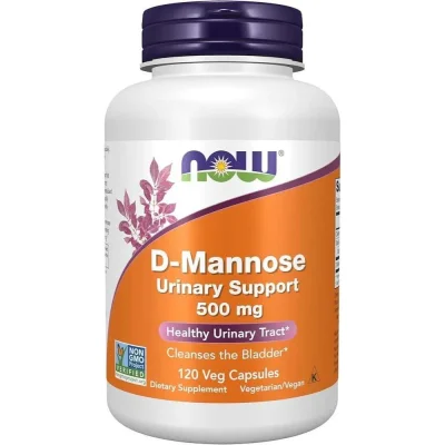 D-Mannose Urinary Support 500mg 60caps by NOW