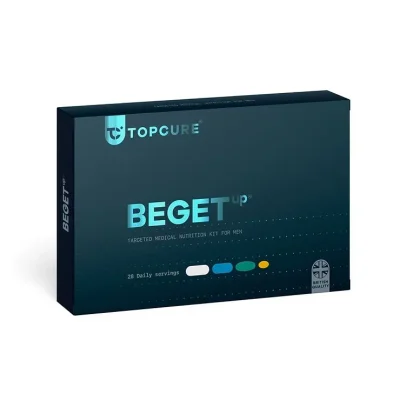 Topcure Beget Up for Men, Comprehensive Nutritional Support, Tablets - 28 Count