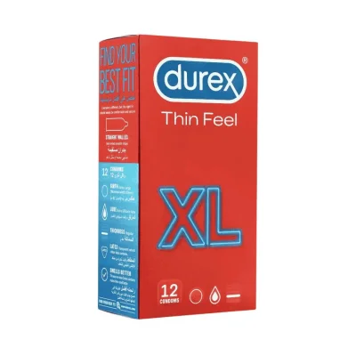 ديوركس ثين فيل XL واقيات ذكرية 12 قطعة