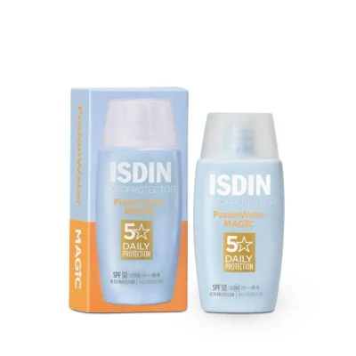 ISDIN Fusion Water Magic SPF50 Sunscreen, Very High UV Protection - 50ml