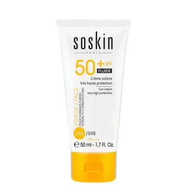 Soskin Very High Protection Sun Cream SPF50+ Fluid - 50ml