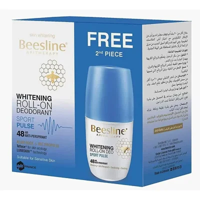 بيزلين (Beesline) مزيل عرق رول أون لتفتيح البشرة وحماية 48 ساعة - عبوتين × 50 مل