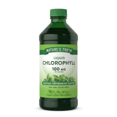 Natures Truth Liquid Chlorophyll, Internal Deodorizer & Detox Support, Liquid Supplement - 473ml