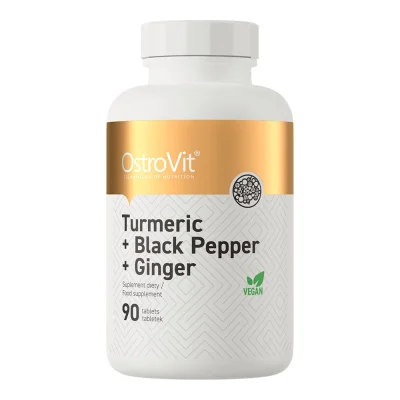 OstroVit Turmeric with Black Pepper, Capsules - 90 Count