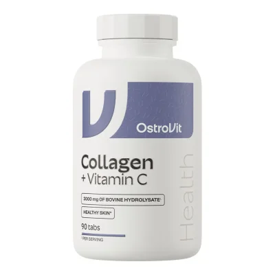 OstroVit Collagen with Vitamin C, Tablets - 90 Count