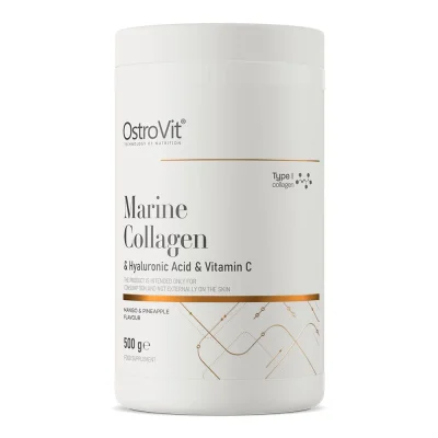 OstroVit Marine Collagen with Hyaluronic Acid & Vitamin C, Powder - 500g