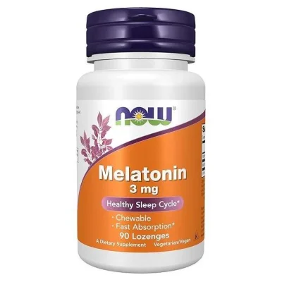 Now Melatonin, Helps Regulate Sleep-Wake Cycles, Lozenges - 90 Count