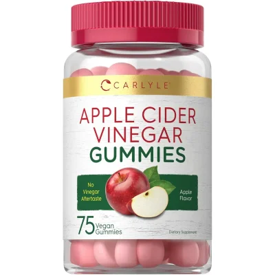 Carlyle Apple Cider Vinegar Gummies for Digestive Health & Metabolism Support - 75 Count