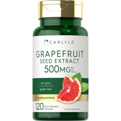 Carlyle Grapefruit Seed Extract, Capsules - 500mg 120 Count