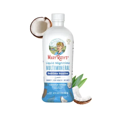 MaryRuths Liquid Nighttime MultiMineral Coconut Flavor, Supplement - 887ml