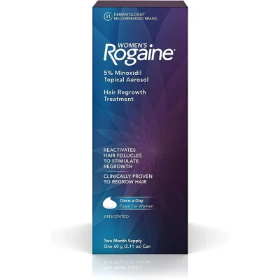 Rogaine Women's Hair Loss Treatment Foam, 5% - 1 Pack