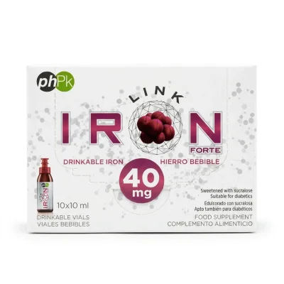 آيرون فورتي (Iron Forte) مكمل حديد، أقراص فموية - 40 ملغم