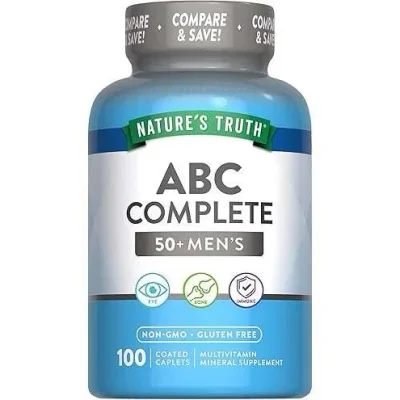 نیتشرز تروث (Natures Truth) ملتي فيتامين للرجال فوق 50، أقراص - 100 قرص
