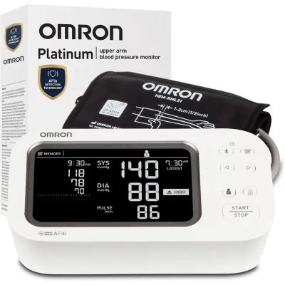 أومرون (Omron) جهاز قياس ضغط الدم، سوار علوي للذراع - جهاز مراقبة