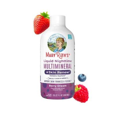 MaryRuth's Liquid Nighttime Multimineral + Skin Renew Solution by MaryRuth's - 15.22 fl oz (450 ml)