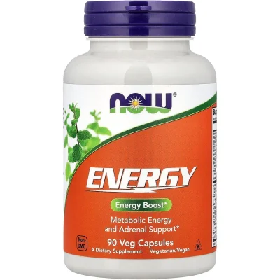 كبسولات الطاقة NOW Foods (نو فودز) لتعزيز الطاقة من NOW Foods - 90 كبسولة