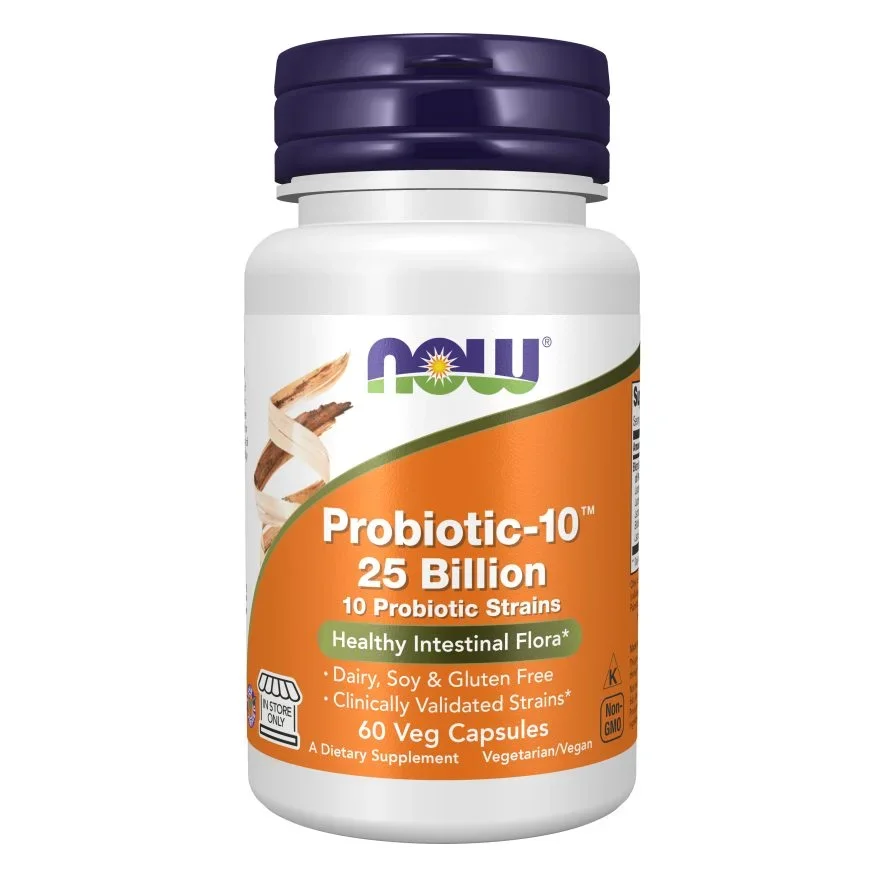 ناو (NOW) بروبيوتيك 25 مليار، كبسولات نباتية - 60 كبسولة — NOW — 60 vegetarian capsules