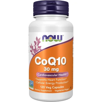 NOW CoQ10, Dietary Supplement, 30mg - 120 Veggie Caps
