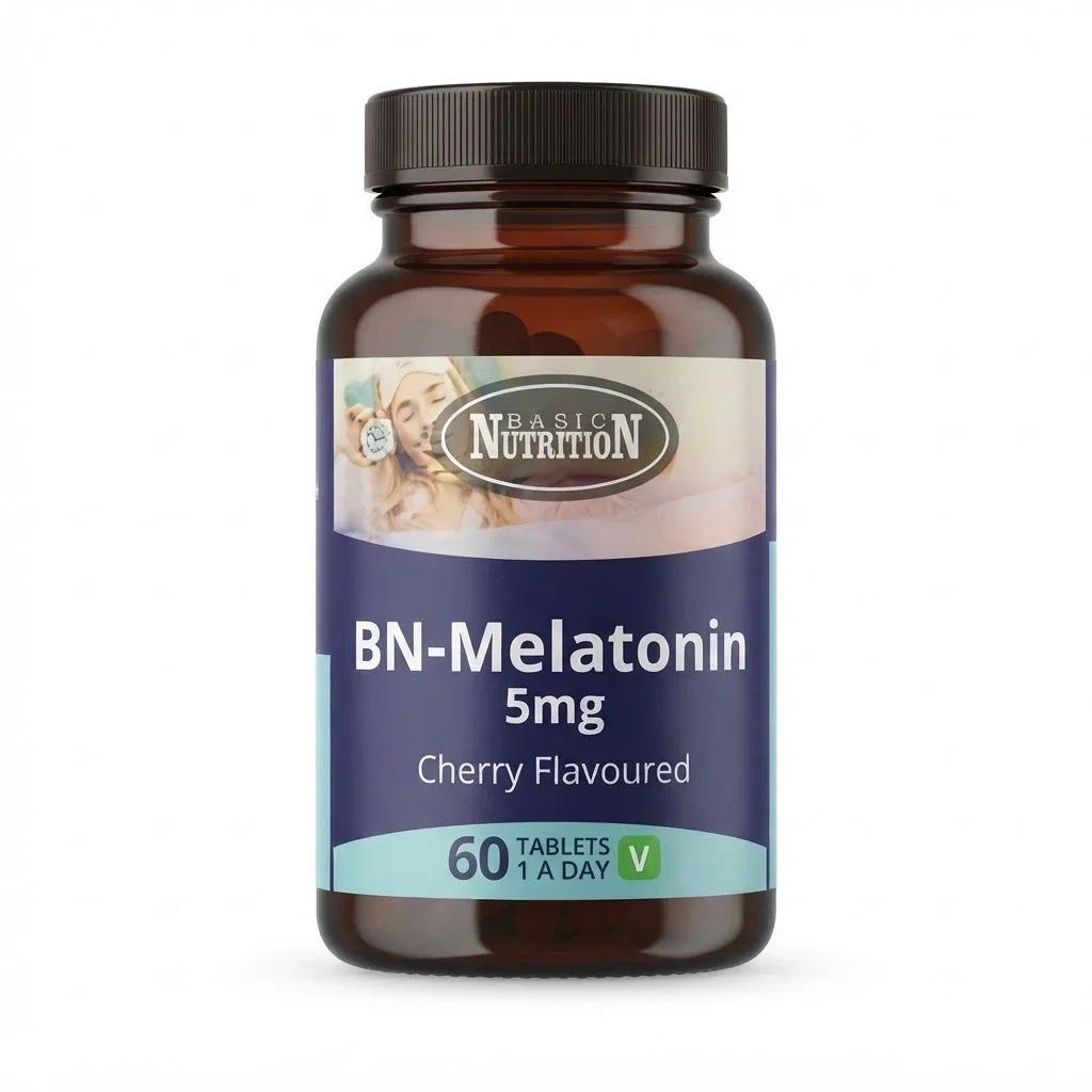 ميلاتونين (Melatonin) أقراص - 5 ملغم - 60 قرص — Basic Nutrition — 60 tablets