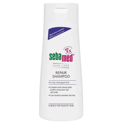 Seba Med Repair Shampoo, Gently Cleanses & Repairs Damaged Hair, Shampoo - 200ml