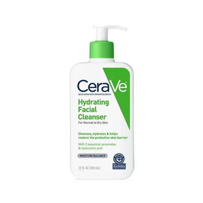 سيرافي (CeraVe) غسول الوجه المرطب، ينظف ويرطب حاجز البشرة - عبوة 355 مل