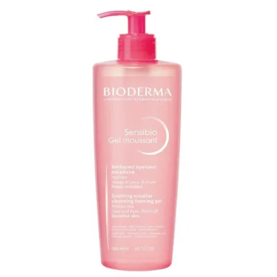 Bioderma Sensibio Gel Moussant, Gentle Foaming Cleanser - 500ml