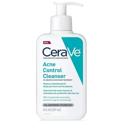 سيرافي (CeraVe) غسول التحكم في حب الشباب، منظف للوجه - 237 مل