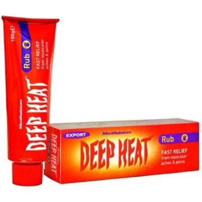 Deep Heat Massage Rub, Muscle & Joint Pain Relief - 100g