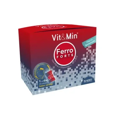 Eladiet Ferro Forte, Iron Supplement for Iron Deficiency Anemia, 28 Sachets