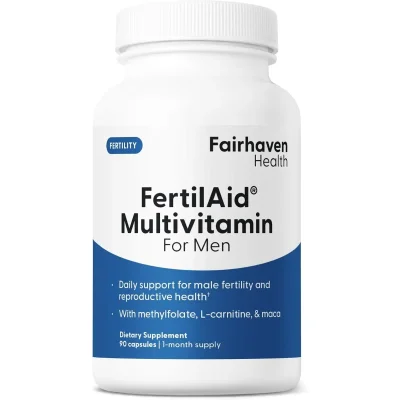FairHaven Health FertilAid for Men, Dietary Supplement, Capsules - 90 Count