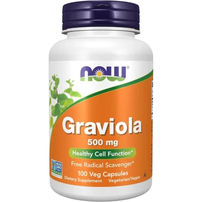 NOW Graviola - Capsules, 500mg - 100 Count
