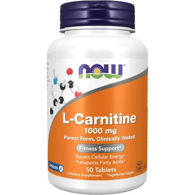 NOW L-Carnitine Tablets - 1000mg