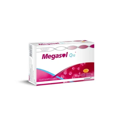 Sigma-tau Megasol Q10 for Cellular Energy & Antioxidant Support, Capsules - 30 Count