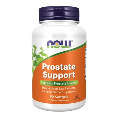 NOW Foods Prostate Support with Saw Palmetto, Stinging Nettle & Lycopene, 90 Softgels