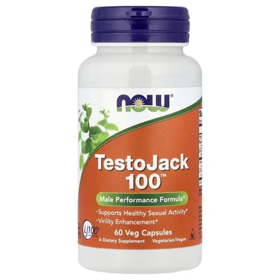 Now TestoJack 100 for Male Health Support, Capsules - 60 Count