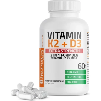 Vitamin K2+D3 10,000IU/120mcg 60 Tablets