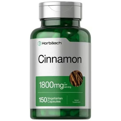 Horbaach Cinnamon 1800mg 150 Capsules