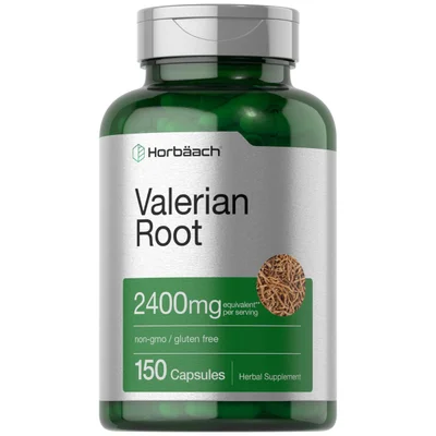Horbaach Valerian Root, Promotes Relaxation & Supports Healthy Sleep, Capsules - 150 Count