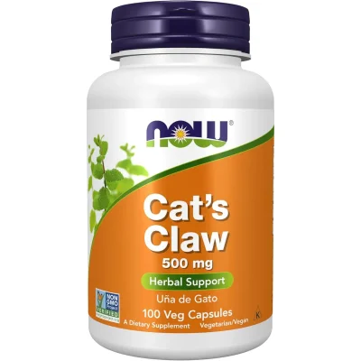 NOW Foods Cat's Claw Immune & Joint Support, Vegetarian Capsules - 100 Count