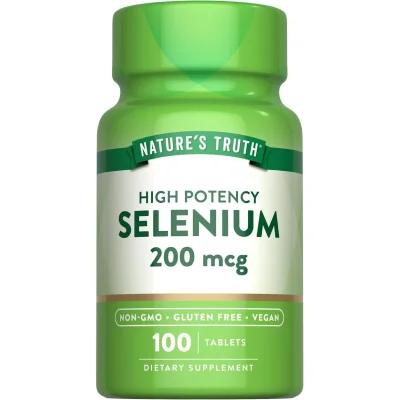 Nature's Truth High Potency Selenium for Antioxidant Support, Tablets - 100 Count