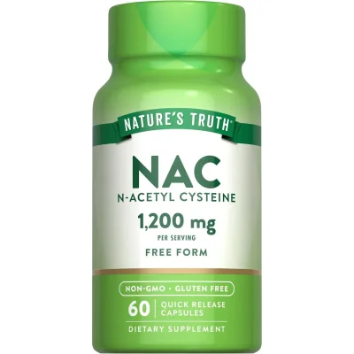 Nature's Truth N-Acetyl Cysteine, Antioxidant & Respiratory Support Supplement, Capsules - 60 Count