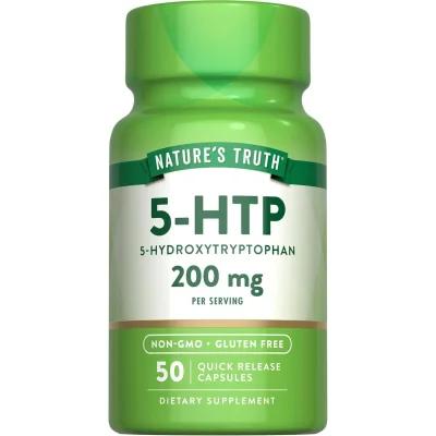 Nature's Truth 5-HTP for Mood Balance, Relaxation, and Sleep Support, Capsules - 50 Count