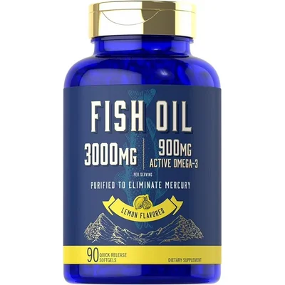 Carlyle Fish Oil Omega-3 for Cardiovascular & Brain Health, Softgels - 120 Count