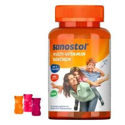 Sanostol Multi-Vitamin Bear Gummies, For Children's Health & Development - 60 Count