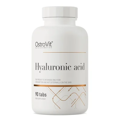 OstroVit Hyaluronic Acid Supplement, Joint & Skin Health Support, Tablets - 90 Tabs