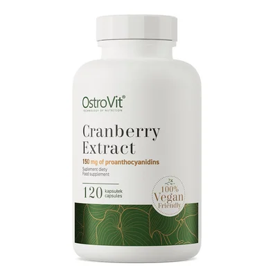 OstroVit Cranberry Extract, Supports Urinary Tract Health & Prevents UTIs, Capsules - 120 Count