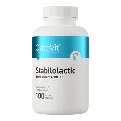 OstroVit Stabilolactic Lactase Enzyme Supplement for Lactose Intolerance, Capsules - 30 Capsules
