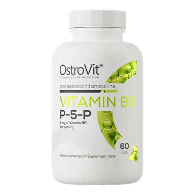 OstroVit Vitamin B6 P-5-P, Supports Nervous System & Metabolism, Capsules - 60 Count